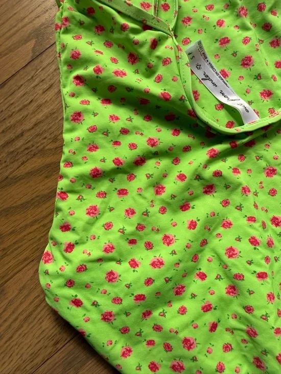 NEW Green Floral One-Piece Swimsuit - Picture 4 of 4